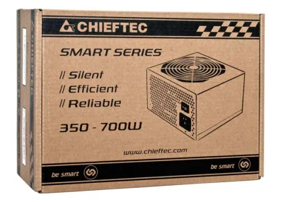 SURSA Chieftec Smart series 500 W, non-modulara, certificare 80 Plus - compatibila, ventilator 120 mm x 1, PCI-E 6+2 pin x 2, SATA x 6, "GPS-500A8" (timbru verde 2 lei)