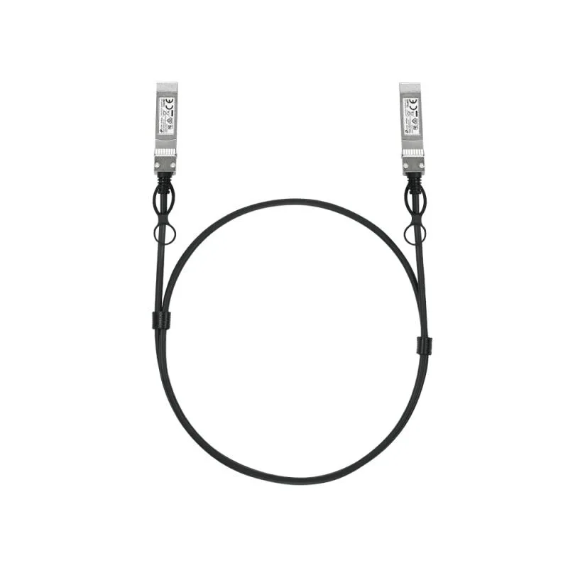 Cablu Omada 1m 25G SFP28 1 m Distance, Support data rate of 25Gbps and 10Gbps, Compatible with 25G SFP28 Slot and 10G SFP+ Slot, Plug and Play