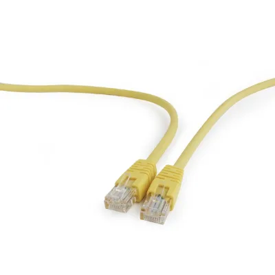 PATCH CORD UTP GEMBIRD Cat5e, cupru-aluminiu, 1.5 m, galben, AWG26, "PP12-1.5M/Y" (timbru verde 0.18 lei)