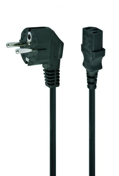 CABLU alimentare GEMBIRD 1m, intrare Shucko, iesire C13, 6A, black, "PC-186-1M" (timbru verde 0.18 lei)