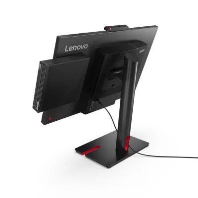 Desktop Business Lenovo ThinkCentre M70q Gen 5 cu procesor Intel Core i7 14700T pana la 5.2 GHz, 16 GB DDR5, 512GB SSD, UHD Graphics 770, Fara OS, Black, 3 ani Garantie