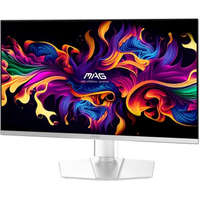 Monitor Gaming MSI MAG 272QPW QD-OLED X28, 26.5", 2560 x 1440 pixeli, White, 3 ani Garantie