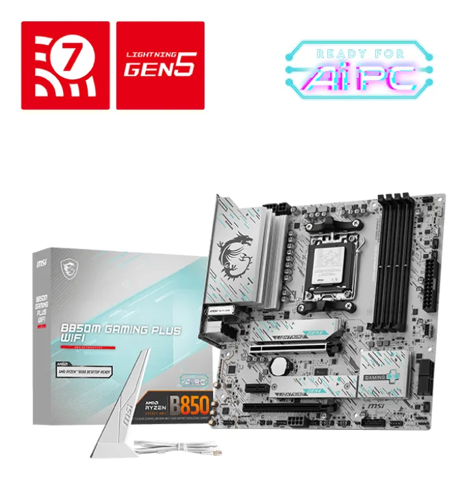 MSI B850M GAMING PLUS WIFI AM5 mATX MB "B850M GAMING PLUS WIFI"