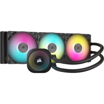 Cooler Procesor CORSAIR iCUE LINK TITAN RX RGB, Lichid, 12 cm, 3 ventilatoare, aRGB