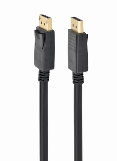 CABLU video GEMBIRD, DisplayPort (T) la DisplayPort (T), 10m, rezolutie maxima 4K (3840 x 2160) la 60 Hz, negru, "CC-DP2-10M" (timbru verde 0.18 lei)