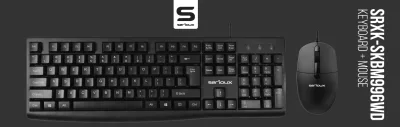 Kit Serioux cu fir, Tastatura: interfata USB, 104 taste, material ABS, US layout, lungime cablu 1.5m PVC,  dimensiuni 440*159*25mm, negru, Mouse: interfata USB, 4 butoane, polling rate 125 Hz, rezolutie DPI 1000, lungime cablu 1.5m PVC, dimensiuni