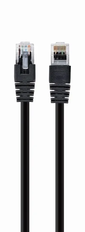 PATCH CORD UTP GEMBIRD Cat6, cupru-aluminiu, 1 m, negru, AWG26, "PP6U-1M/BK" (timbru verde 0.08 lei)
