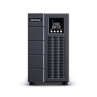 UPS CYBER POWER Online dubla conversie cu Sinusoida Pura, tower, 3000VA/2700W LCD PFC compatible, 2xIEC + 4xSchuko,  Green Power SNMP Slot, "OLS3000EA-DE" (timbru verde 40 lei)
