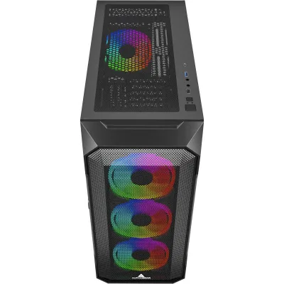 Carcasa ALPHAGEAR Artisan ARGB, Mid Tower, Black