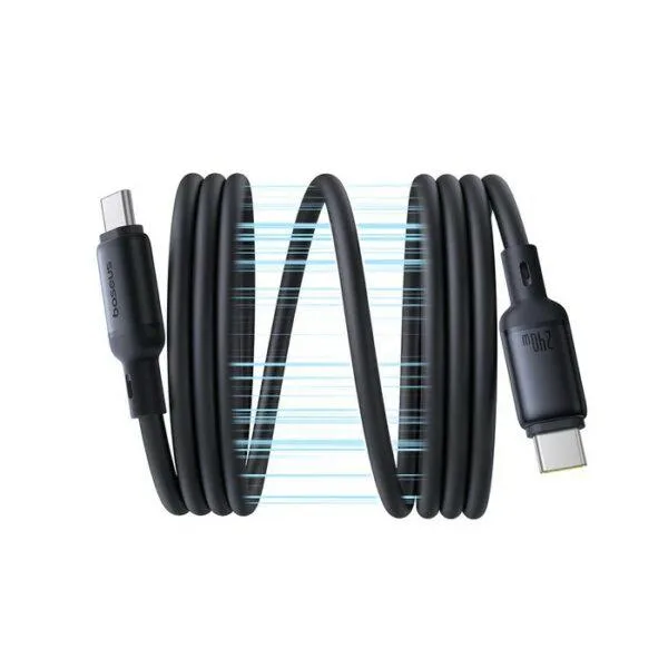Cablu Baseus PicoGo Magnetic, USB Type-C/ USB Type-C, 1 m, Negru