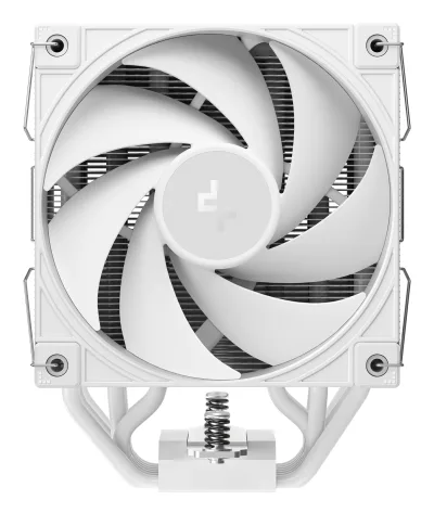 COOLER DeepCool "AK700 G2 DIGITAL WH" skt. Intel si AMD, racire cu aer, vent. 120mm, 2700 rpm, 7 heatpipes, inaltime 157mm, top cover digital, alb,"R-AK700-WHNDMN-GJD"  (timbru verde 2 lei)