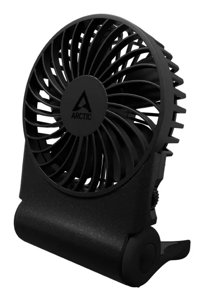 VENTILATOR birou ARCTIC "Summair 2Go" 91mm, 5W, 600-4000RPM, portabil, pliabil, alimentare USB, acumulator 5.000mAh, pana la 74 de ore, cablu USBA-C 1.2m inclus, negru, "AEBRZ00027A" (timbru verde 0.18lei)