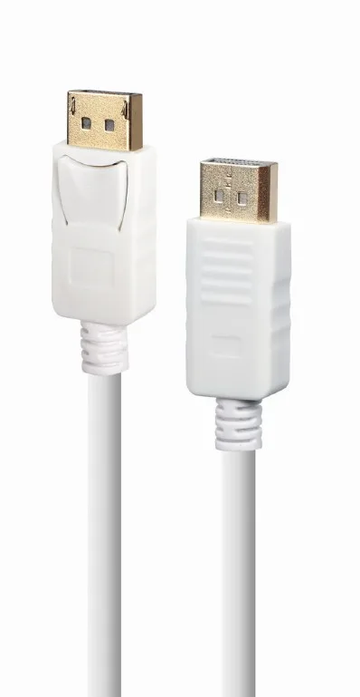 CABLU video GEMBIRD, DisplayPort (T) la DisplayPort (T), 1.8m, rezolutie maxima 4K (3840 x 2160) la 60 Hz,  alb, "CC-DP2-6-W" (timbru verde 0.18 lei)