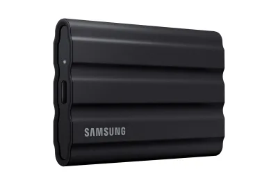 SSD. extern SAMSUNG T7 Shield, 1TB, USB 3.2 gen 1, R/W: 1050/1000 MB/s, negru, "MU-PE1T0S/EU" (timbru verde 0.18 lei)