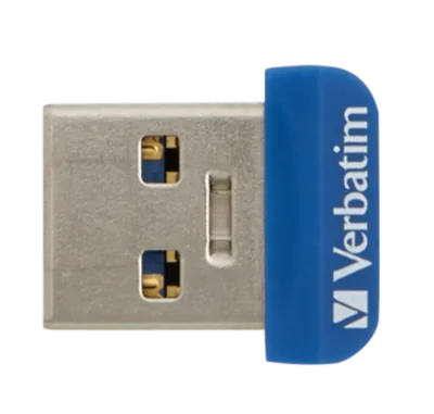 MEMORIE USB VERBATIM NANO StoreNStay 64GB USB 3.0"98711" (TIMBRU VERDE 0.03 LEI)