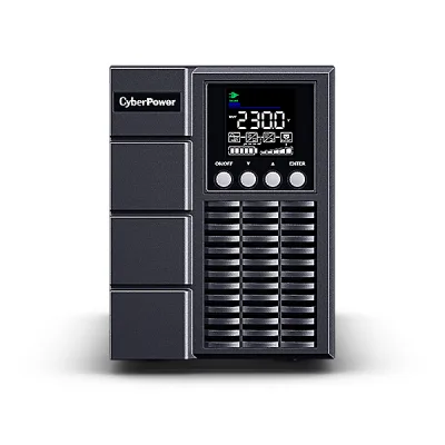 UPS CYBER POWER Online dubla conversie cu Sinusoida Pura, tower, 1000VA 900W 1xIEC C13 2xSchuko, "OLS1000EA-DE" (timbru verde 11 lei)