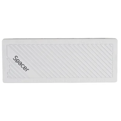 FAN HUB SPACER pt. maxim 6 ventilatoare ARGB, telecomanda pt. setat iluminarea RGB, sincronizare cu MB, alimentare 4-pin/  culori 3-pin, magnetic, white, "SPFC-ARGB-WH-6F " (timbru verde 0.18 lei)