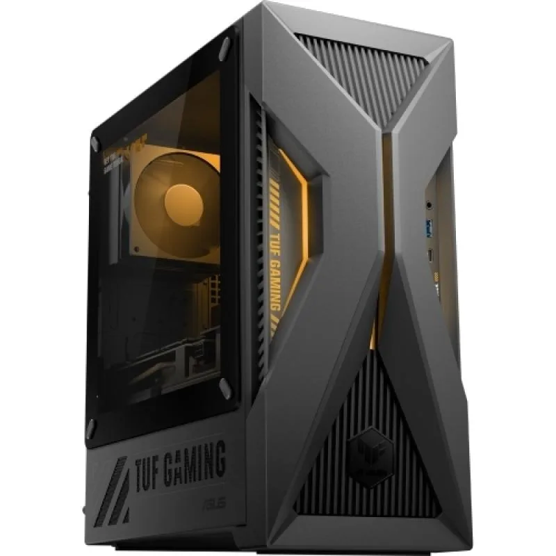 Desktop Gaming ASUS T700 cu procesor Intel Core Ultra 5 225F pana la 4.9 GHz, 16 GB DDR5, 1TB SSD, RTX 5060, Fara OS, Gri, 3 ani Garantie