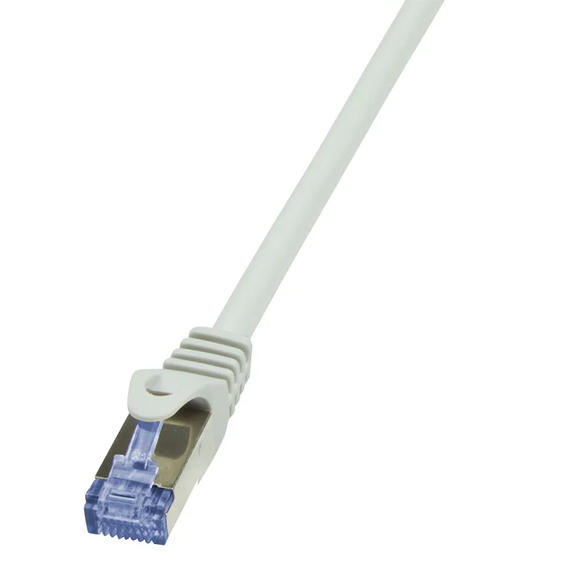 PATCH CORD S/FTP LOGILINK Cat6a, LSZH, cupru, 0.5 m, gri, AWG26, dublu ecranat "CQ3022S" (timbru verde 0.08 lei)