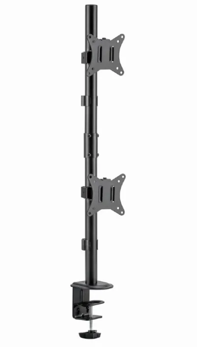 SUPORT de birou Gembird, pt 2 TV/monitor plat, diag. max 17-32 inch, rotatie, inclinare, pivotare, max 9 kg, "MA-D2-02"