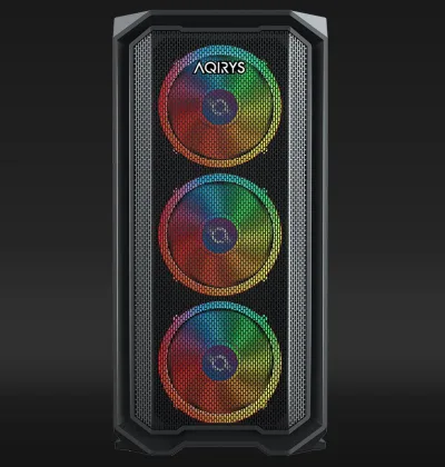 Carcasa AQIRYS WEZEN, RGB, Mid Tower, Black