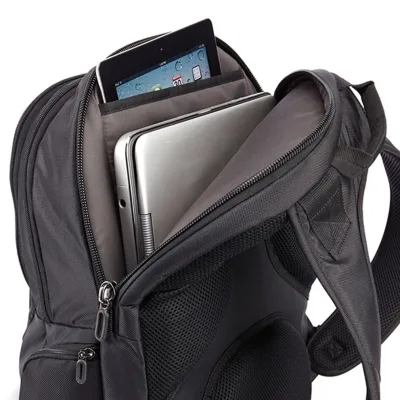 RUCSAC CASE LOGIC, pt. notebook de max. 15.6 inch, 2 compartimente, buzunar frontal x 2 | buzunar lateral x 2, waterproof, nylon, negru, 3205286 "RBP315 BLACK"