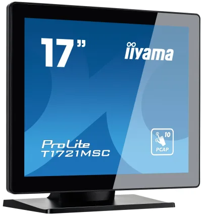Monitor LED Touchscreen Iiyama ProLite T1721MSC-B2, 17inch, 1280x1024, 5ms, Black "T1721MSC-B2" (timbru verde 7 lei)