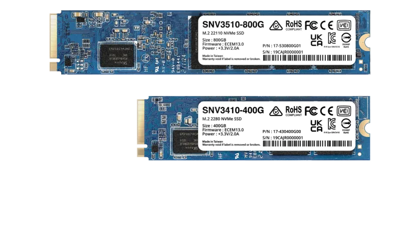 SSD SYNOLOGY SNV3410, 400GB, M.2, PCIe Gen3.0 x4, R/W: 3000/750 MB/s, "SNV3410-400G"