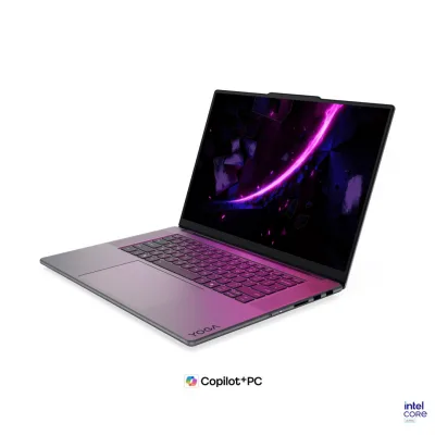 Laptop Consumer LENOVO Yoga Pro 9 16IPH11, cu procesor Intel Core Ultra 7 356H, 16'' OLED, 32 GB LPDDR5x, 1 TB, nVidia GeForce RTX 5060, 8GB GDDR7, Windows 11 Pro, 3 ani Garantie