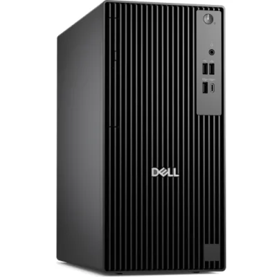 Desktop Business Dell Pro QCT1250 cu procesor Intel Core Ultra 7 265 pana la 5.3 GHz, 32 GB DDR5, 1TB SSD, RTX A4000, Windows 11 Pro, Black, 5 ani Garantie