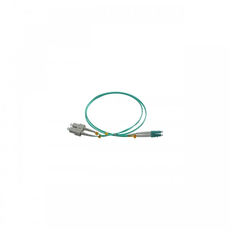 Patchcord FO SC/PC-LC/PC, MM OM3 50/125, manta LSZH 2.0mm, duplex 5m, "SC-LC-MM3/DX-5" (timbru verde 0.08 lei)
