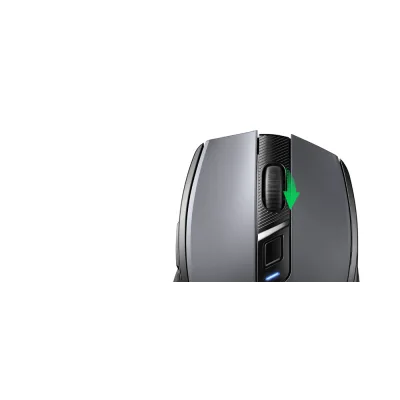 MOUSE Ugreen, "MU101" PC sau NB, wireless 2.4GHz + Bluetooth, optic, 5/1 butoane/scroll, 4000 dpi, negru "90395" (timbru verde 0.18 lei) - 6957303893959