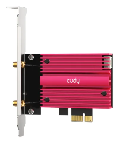 CUDY BE9300  Wi-Fi 7 PCI Express Adapter "WE9300S" (timbru verde 0.8 lei)