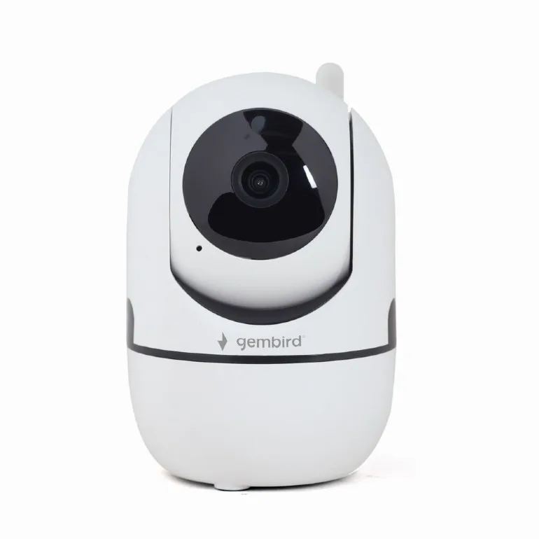 CAMERA IP GEMBIRD, pt. interior, CMOS 2 Mpx, lentile 3.6mm, wi-fi, rezolutie FullHD 1920x1080, video H.264 AVI, microfon, rotatie 355 gr, inclinare 120 gr, carcasa plastic, slot microSD card, Tuya,  (timbru verde 0.8 lei)