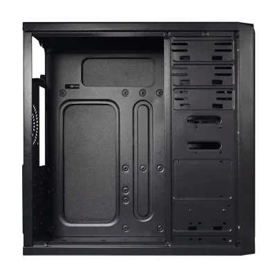 Carcasa SPACER SPCS-OC-CHRONOS, Mid Tower, Black