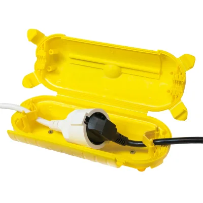 CUTIE protectie priza Logilink, pentru exterior, protectie IP44, galben, "LPS217" (timbru verde 0.18 lei)