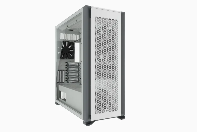 Carcasa Corsair 7000D AIRFLOW, RGB, Full Tower, White