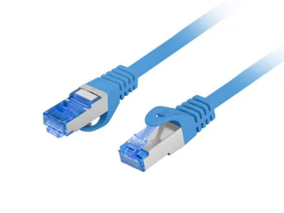 Patch cord Cat.6A S/FTP LSZH CCA, lungime 15 m, AWG 26,  bl