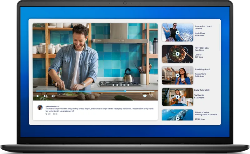 Laptop SMB DELL DC16250, cu procesor Intel Core 7 150U, 16'' IPS, 16 GB DDR5, 1 TB, Intel Graphics, Windows 11 Pro, 3 ani Garantie