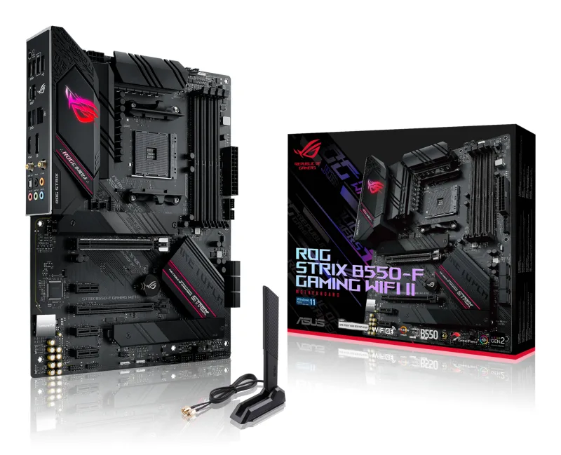 Placa de baza ROG STRIX B550-F GAMING WIFI II, AMD B550, socket AM4, ATX "90MB19V0-M0EAY0"