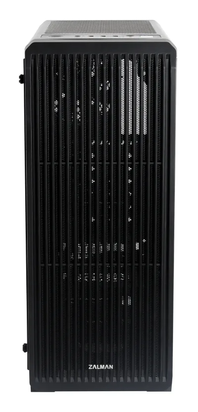 CARCASA Zalman "S2", middle tower, gaming, fara sursa, suporta 8xfan, 1xfan inclus, PSU shroud, USB 3.1 gen1 x 1, USB 2.0 x 2, audio+mic, 7 sloturi expansiune, negru, "S2" (timbru verde 0.08lei)