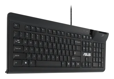 Tastatura cu cititor carduri ASUS Smart Card KU100, USB, Copilot Key (Negru) "90XB05E0-BKB010" (timbru verde 0.8 lei)