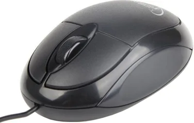 MOUSE GEMBIRD, PC sau NB, cu fir, USB, optic, 1000 dpi, butoane/scroll 3/1, , negru, "MUS-U-01" (timbru verde 0.18 lei)