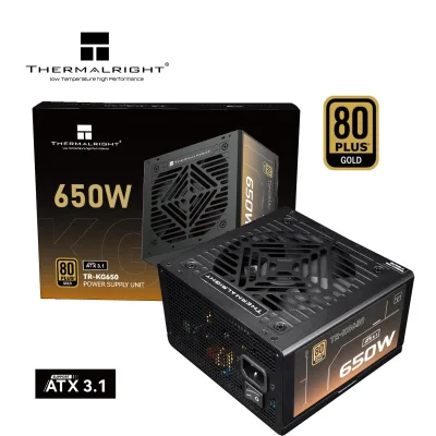 SURSA Thermalright "TR-KG650-sleeved", 650W,  certificare 80 Plus Gold, modular, LLC, DC to DC,  fan 120mm, negru, "TR-KG650-sleeved" (timbru verde 2 lei)