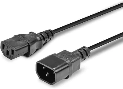 Cablu de alimentare Lindy C14-C13 2m, negru