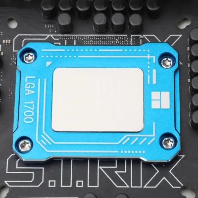 Contact frame Thermalright, compatibil LGA 1700 aliaj aluminiu, 54x70x6mm, blue, "LGA 17XX-BCF-BLUE"