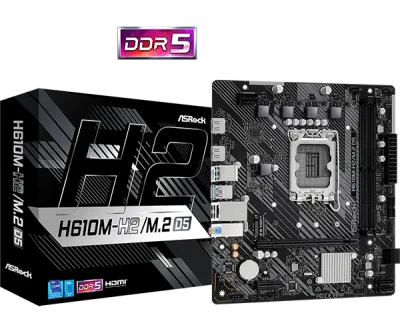 Placa de bază ASRock H610M-H2/M.2 D5 LGA1700