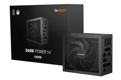 SURSA be quiet "Dark Power 14", 1000W,  certificare 80 Plus Titanium, Full bridge + LLC + SR + DC/DC,  fan 135mm Silent Wings, negru, "BP020EU" (timbru verde 4 lei)