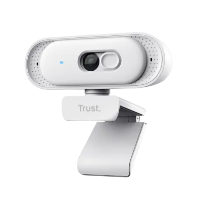 Camera Web Trust Tomar 2K QHD, rezolutie video 2K, USB 2.0, Alb