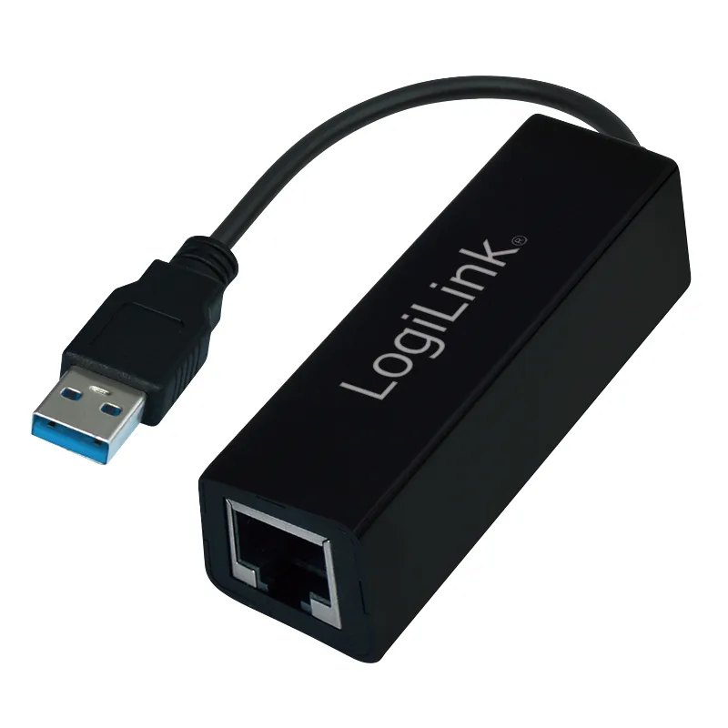 CABLU USB LOGILINK adaptor, USB 3.0 (T) la RJ45 (M), 14cm lungime totala, "UA0184A" (timbru verde 0.08 lei)